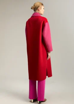 Abrigo bicolor handmade