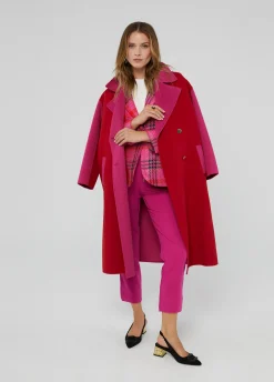 Abrigo bicolor handmade