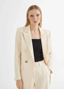 Americana cruzada monocolor