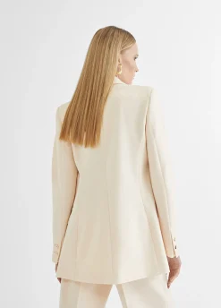 Americana cruzada monocolor