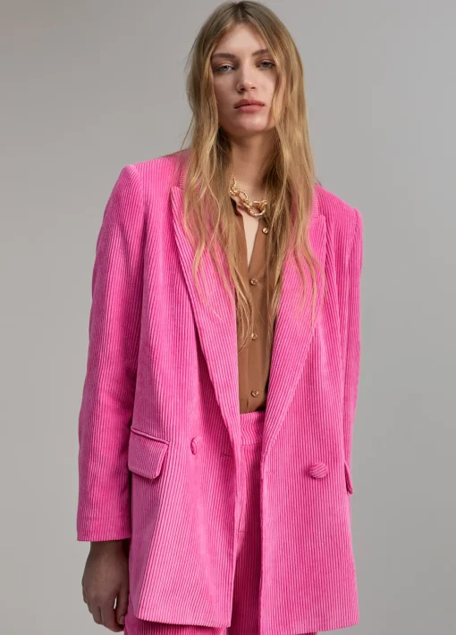 Americana oversize de pana