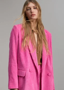 Americana oversize de pana
