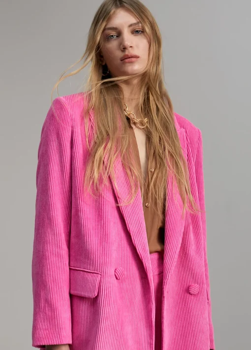 Americana oversize de pana
