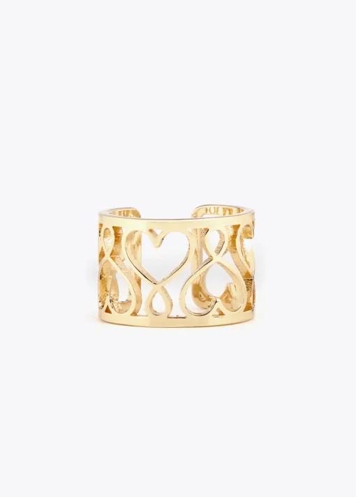 Anillo corazones infinitos maxi
