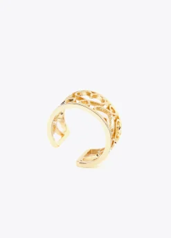Anillo corazones infinitos maxi