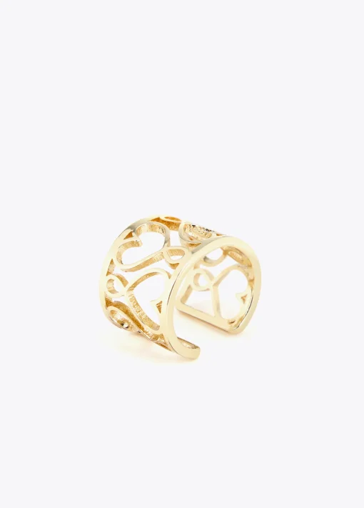 Anillo corazones infinitos maxi