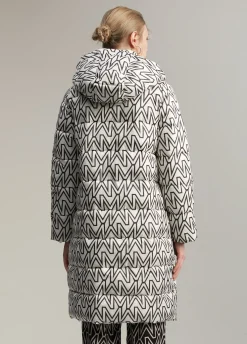 Anorak midi acolchado monograma