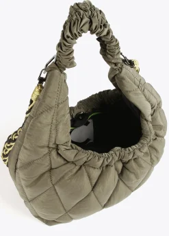 Bandolera acolchada asa trenzada