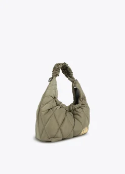 Bandolera acolchada asa trenzada