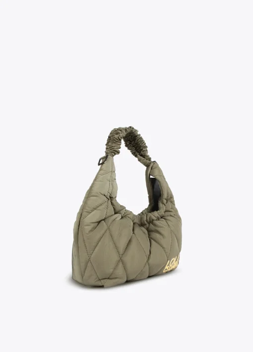 Bandolera acolchada asa trenzada