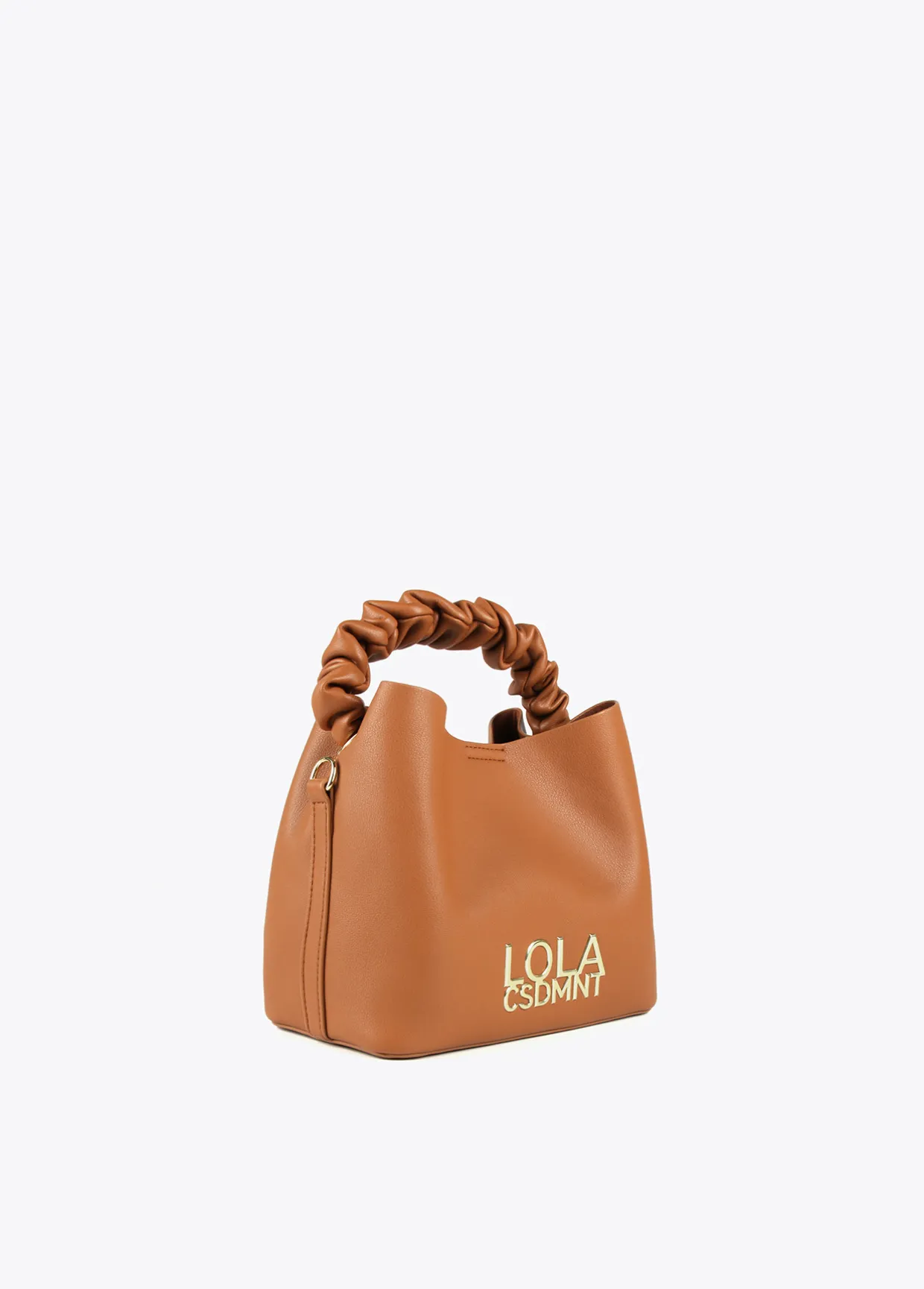 Bandolera con asa fruncida