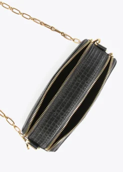 Bandolera efecto piel cocodrilo