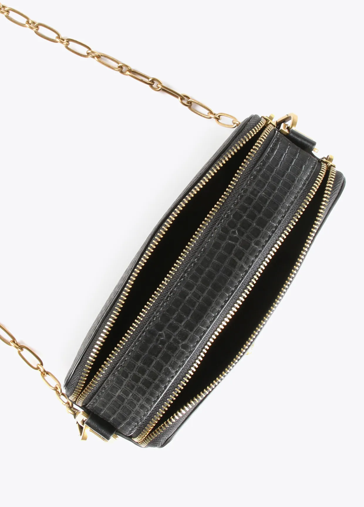 Bandolera efecto piel cocodrilo