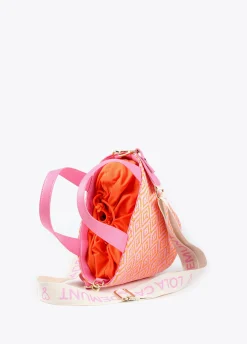 Bandolera tipo cesta efecto rafia