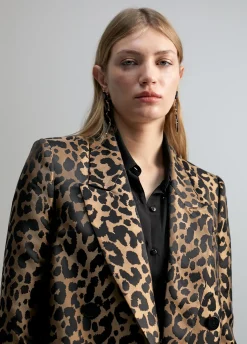 Blazer animal print
