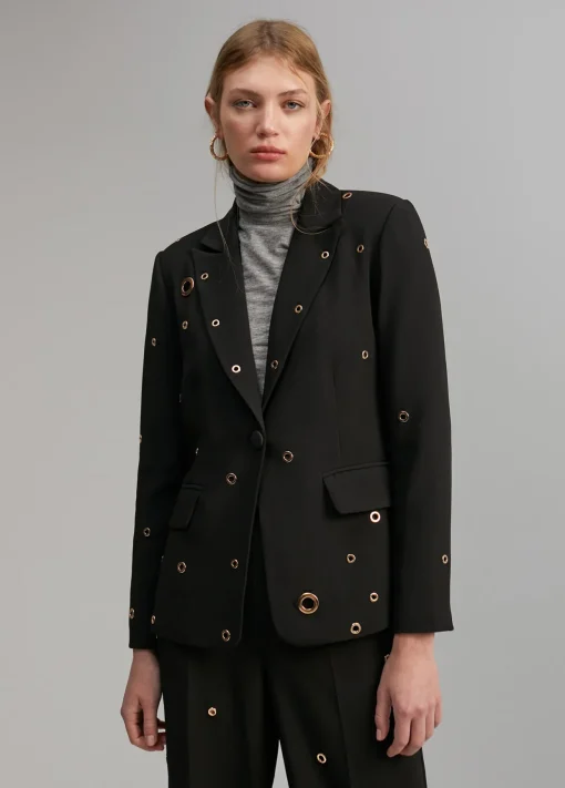 Blazer detalle eyelets
