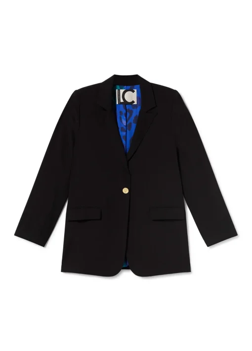 Blazer forro contraste