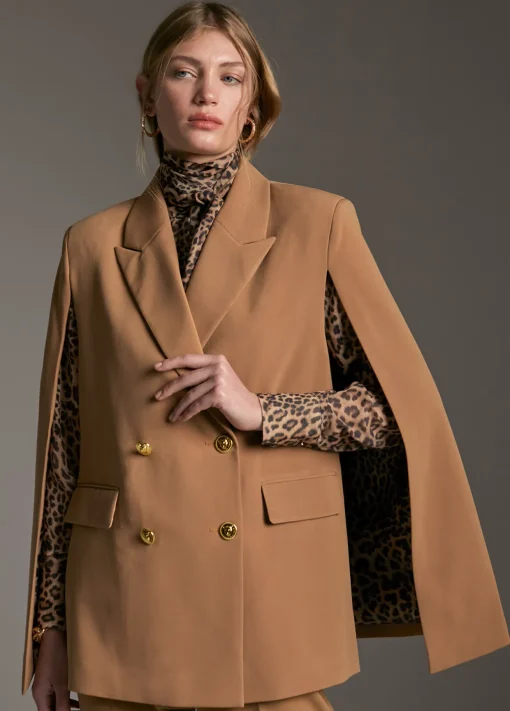 Blazer tipo capa