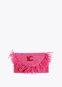 Bolsito bandolera efecto ráfia