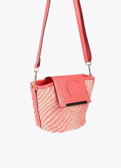 Bolsito bandolera tipo cesta