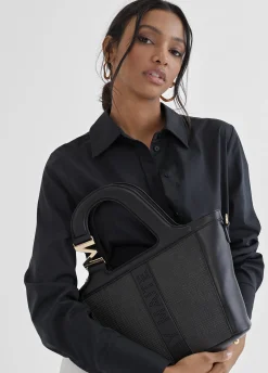 Bolso bandolera cesto