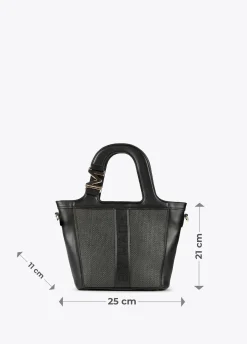 Bolso bandolera cesto