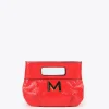 Bolso de mano con frunces