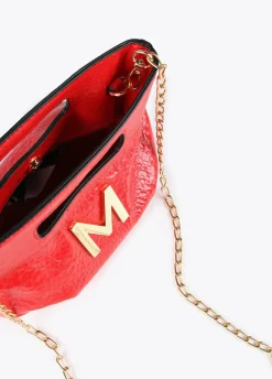 Bolso de mano con frunces