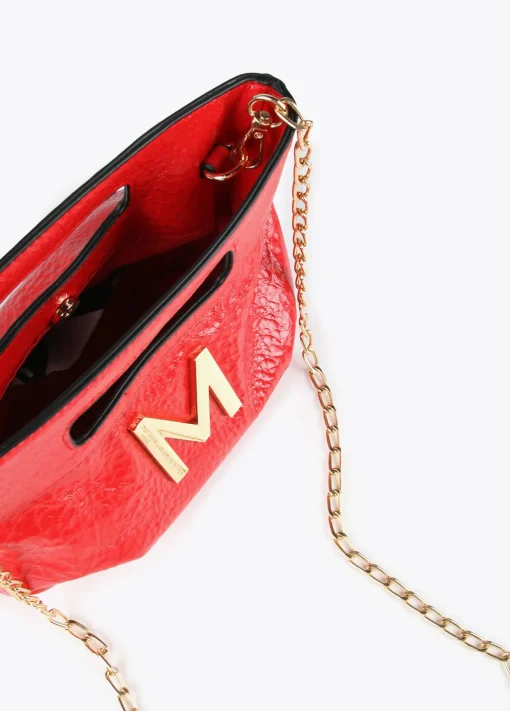 Bolso de mano con frunces