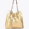 Bolso shopper brillante