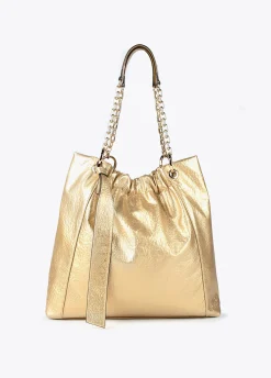 Bolso shopper brillante