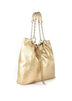 Bolso shopper brillante
