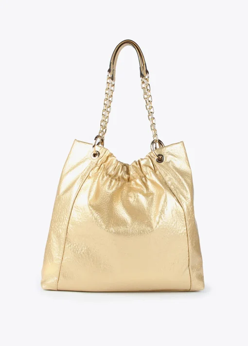 Bolso shopper brillante