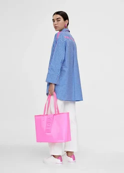 Bolso shopper nylon fluor