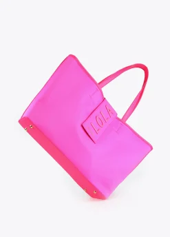 Bolso shopper nylon fluor
