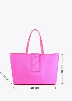 Bolso shopper nylon fluor