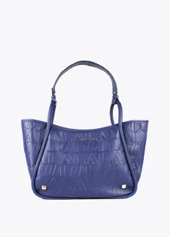 Bolso tipo shopper grabado