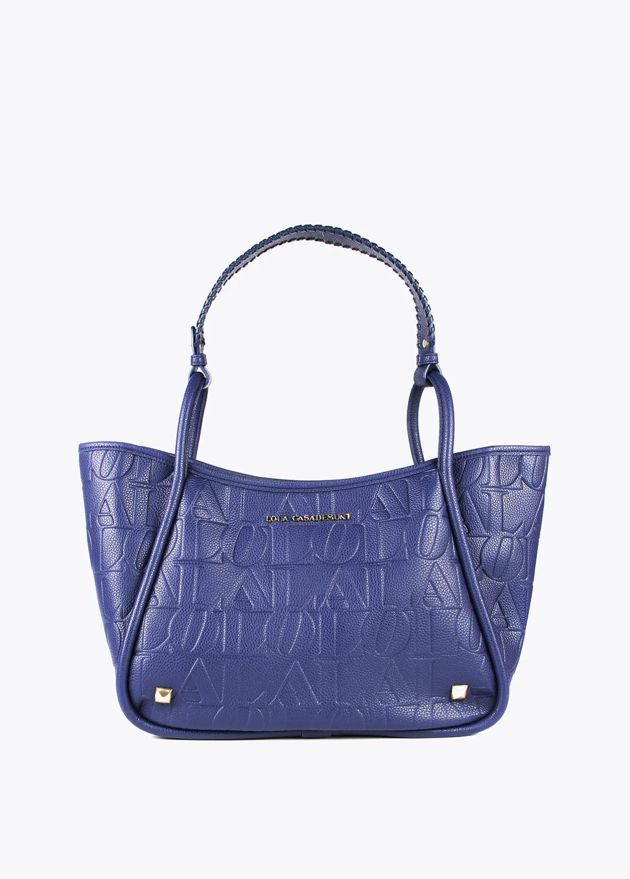 Bolso tipo shopper grabado