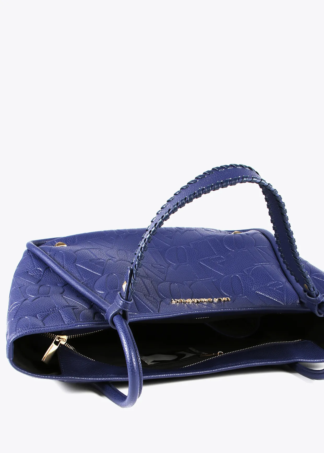 Bolso tipo shopper grabado