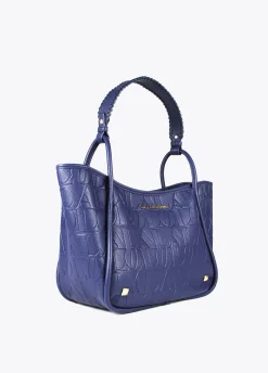 Bolso tipo shopper grabado