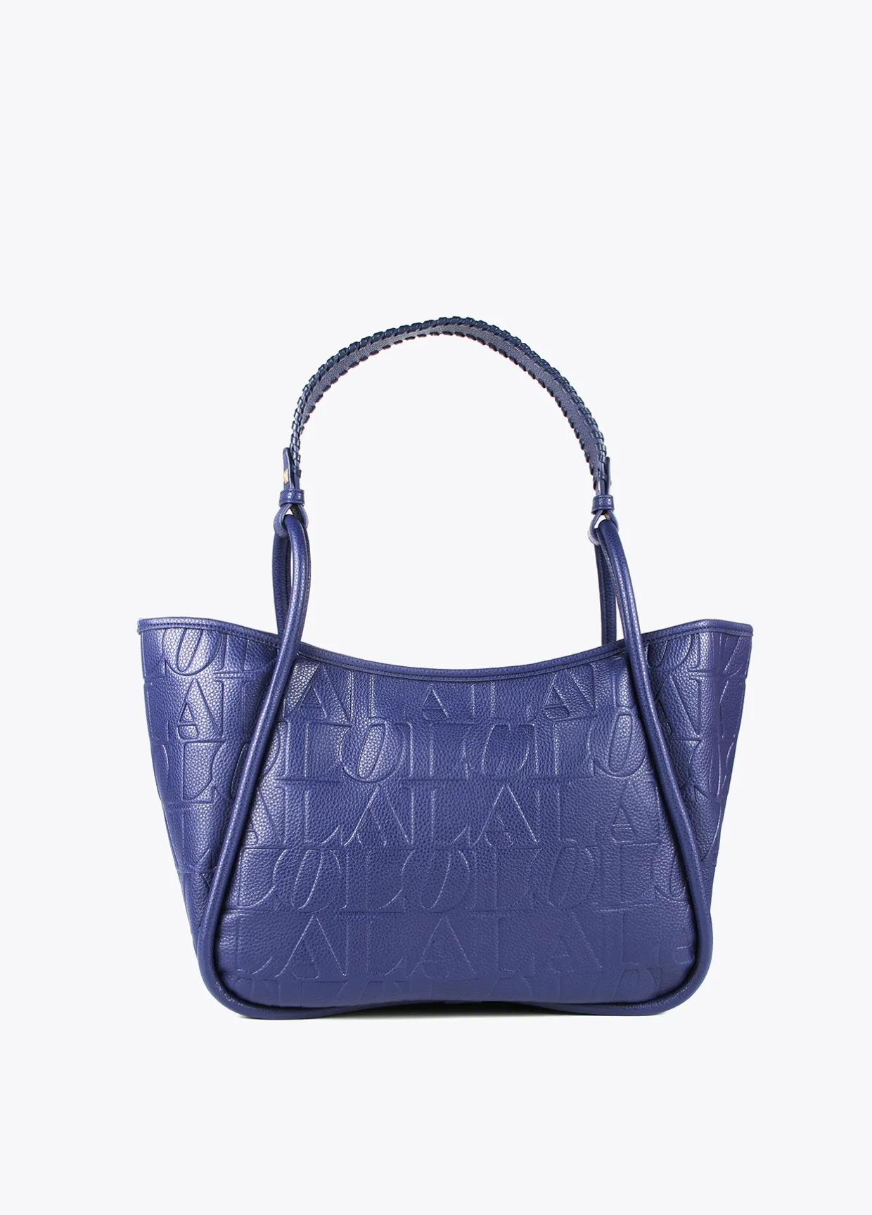 Bolso tipo shopper grabado