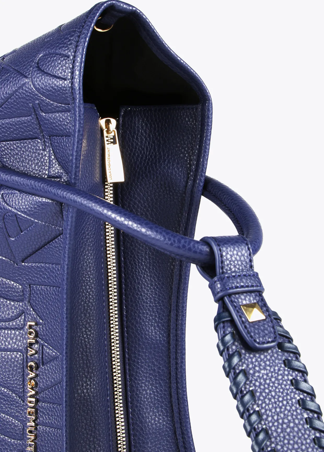 Bolso tipo shopper grabado