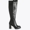 Bota mosquetera alta tacon |  Calzado | Lola Casademunt