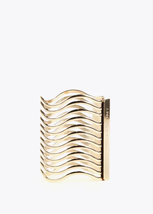Brazalete ancho dorado