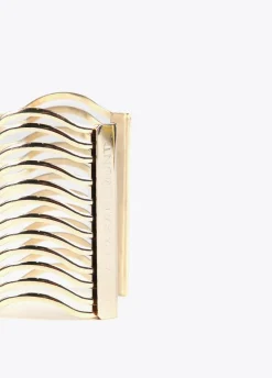 Brazalete ancho dorado