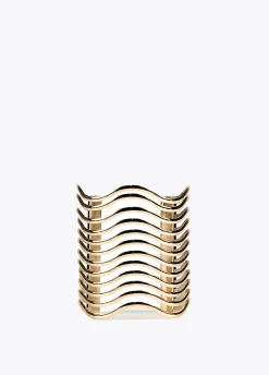 Brazalete ancho dorado