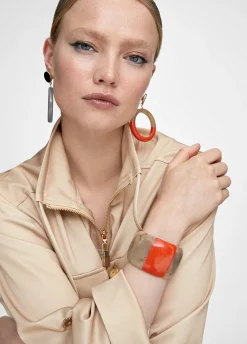 Brazalete rí­gido bicolor