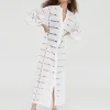 Caftan largo bordado