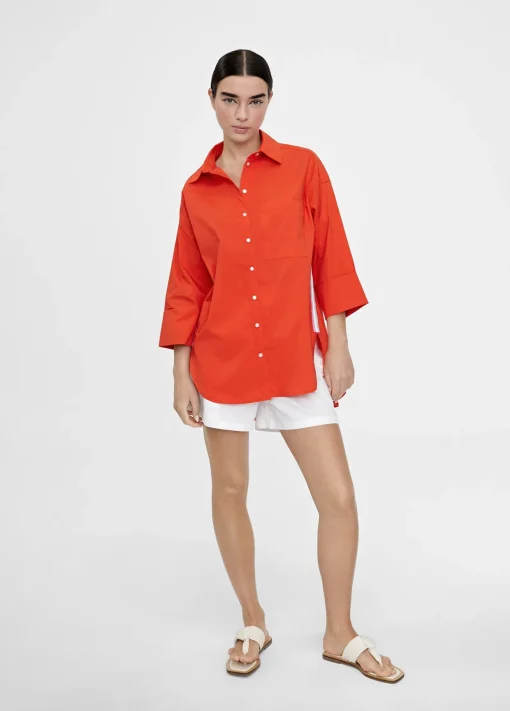 Camisa basica de algodón