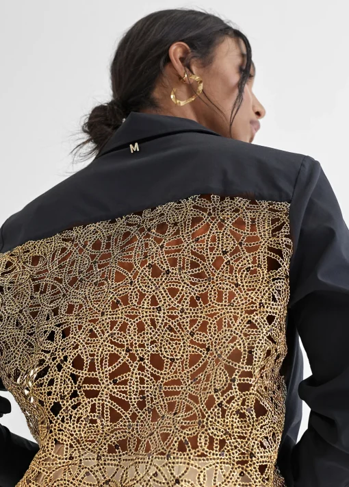 Camisa bordado fantasía